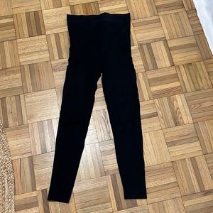 [blanqi] highwaist postpartum + nursing support leggings, sz S